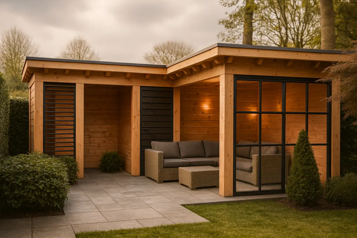 Houten veranda 1