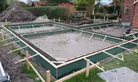 Betonstroken fundering