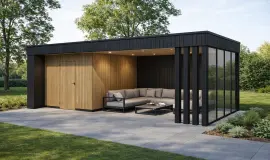 Moderne tuinkamer