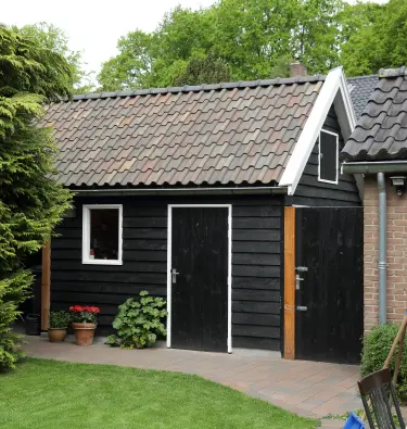 Houten kapschuur.1