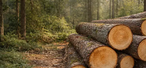 Verantwoord gekapt hout