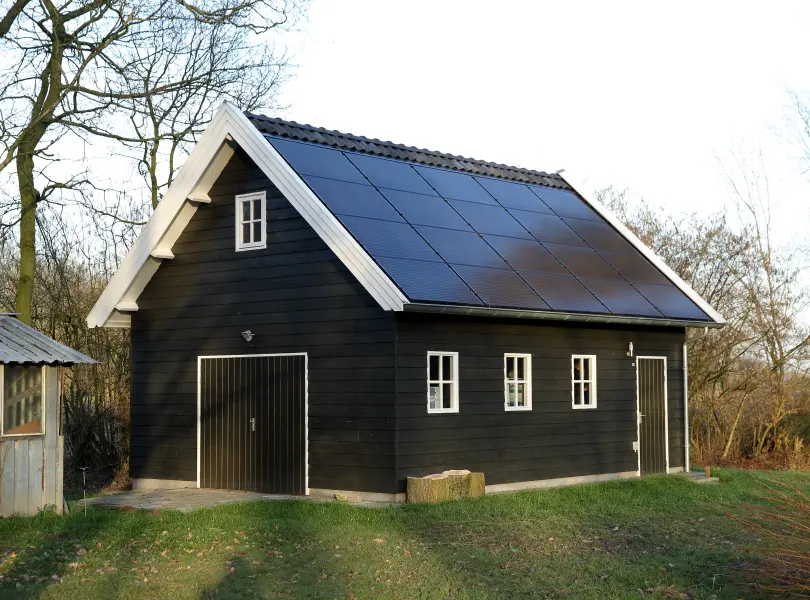 Houten garage.00