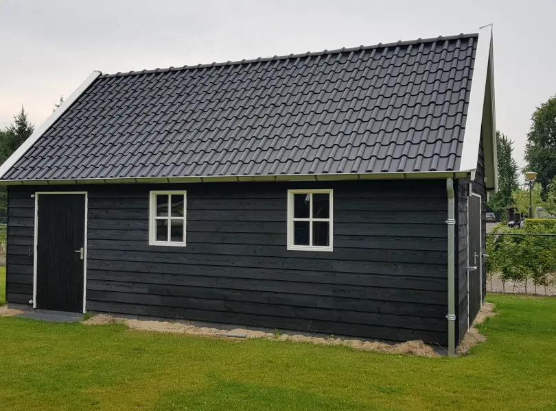 Houten garage.00