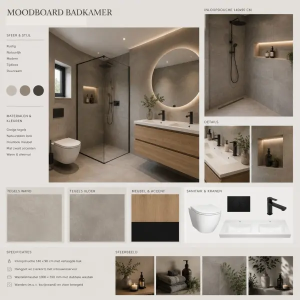Moodboard Badkamer