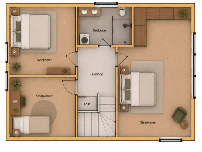 Plattegrond Eerste verdieping
